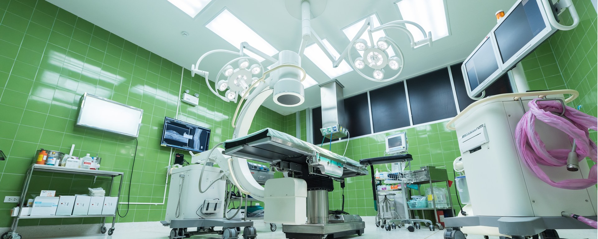 Figure 1. Hospital patients who are connected to medical devices are at risk for bacterial sepsis.