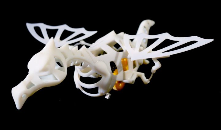 Figure 1. Despite being known for entertainment, Disney has also gained an edge in technological research via 3D printing and modeling. Shown here is one of the compliant mechanisms created in a study from Disney’s research division.